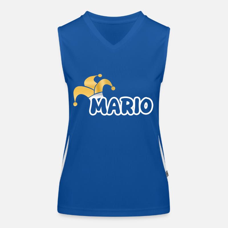 Carnival Mario Funktionelles Kontrast-Tank Top für Frauen