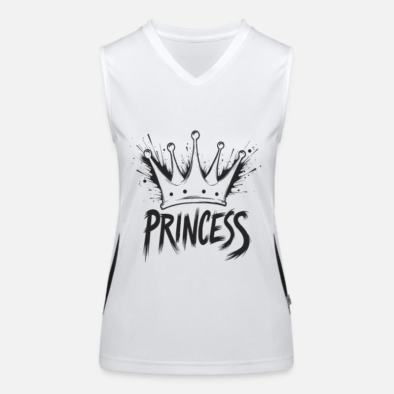 Princesse Crown Splash Débardeur respirant contrasté Femme
