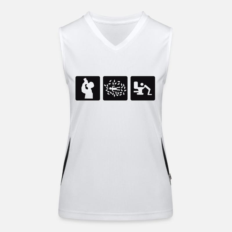 Booze - Alcohol Women's Functional Contrast Tank Top