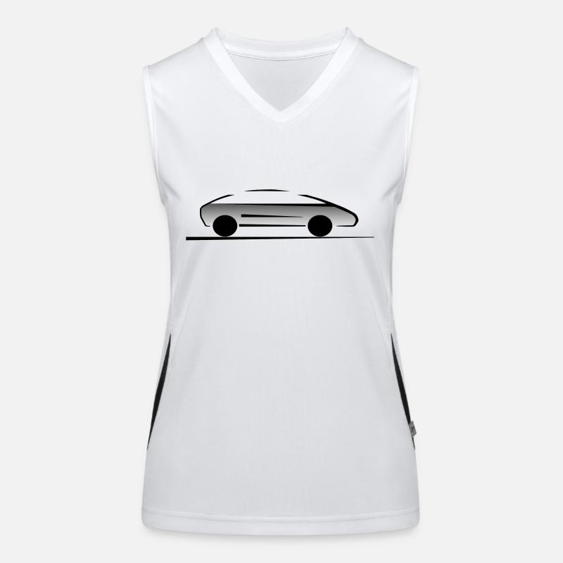 Auto Débardeur respirant contrasté Femme