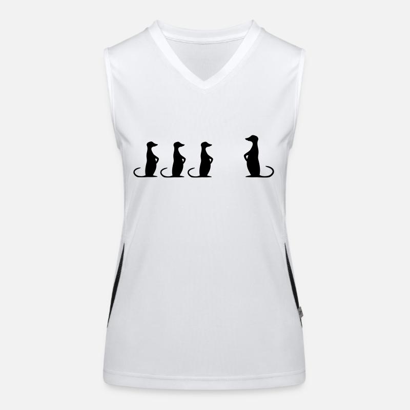 suricate Débardeur respirant contrasté Femme