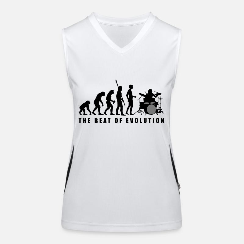 evolution_drummer_c_2c Funktionelles Kontrast-Tank Top für Frauen