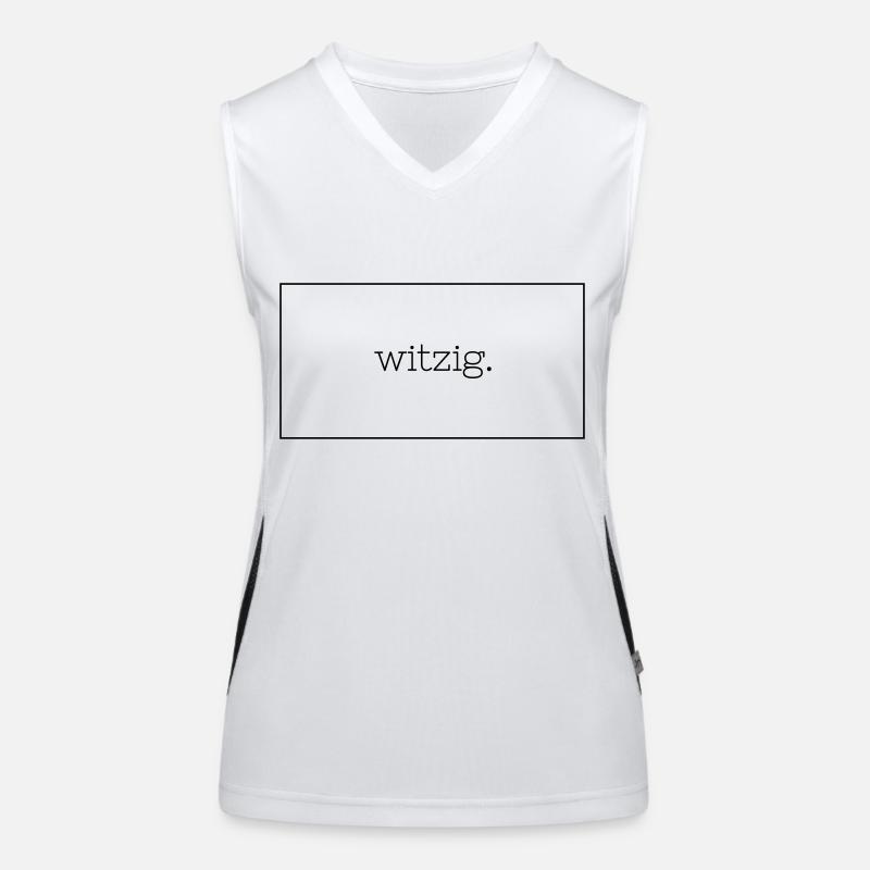 Witzig. Funktionelles Kontrast-Tank Top für Frauen