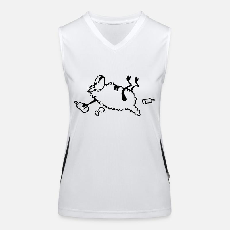 Drunken Sheep Women's Functional Contrast Tank Top