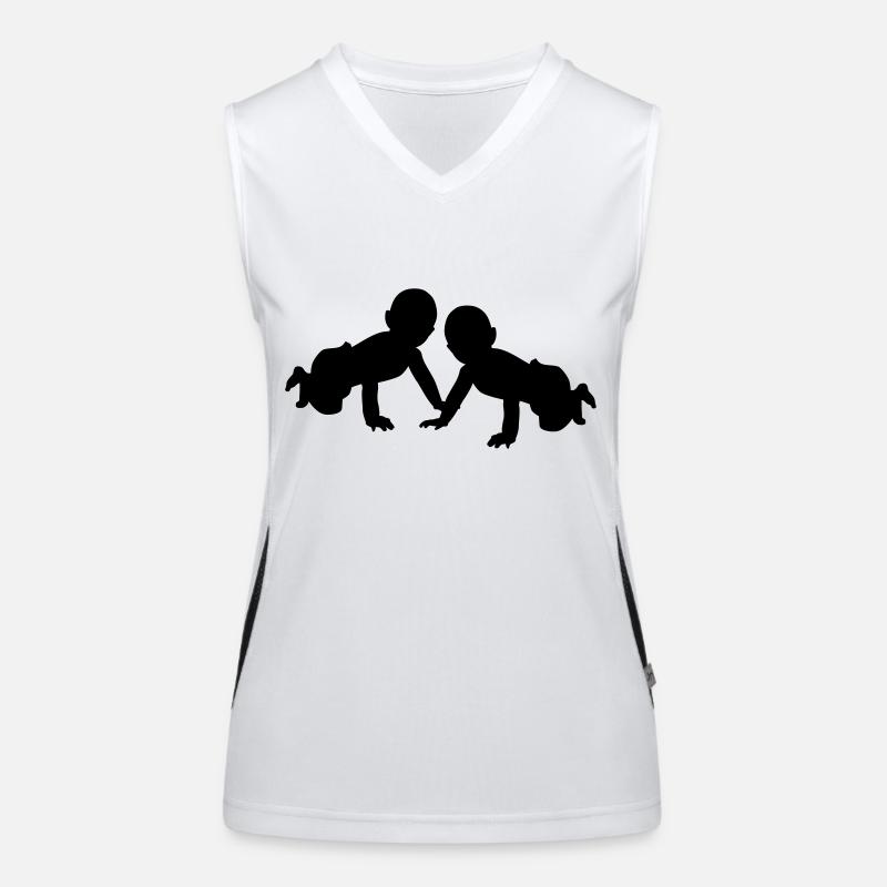 Bébé Débardeur respirant contrasté Femme