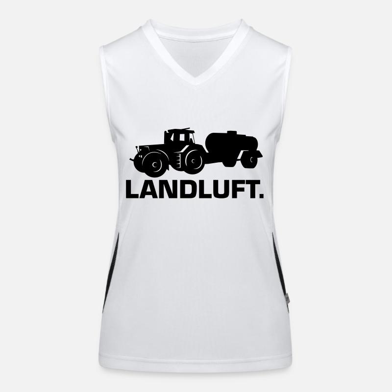 Landluft Funktionelles Kontrast-Tank Top für Frauen