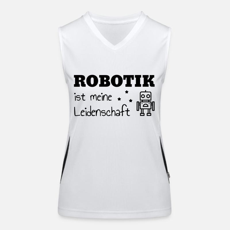 robotique / robot / roboticien / technologie Débardeur respirant contrasté Femme