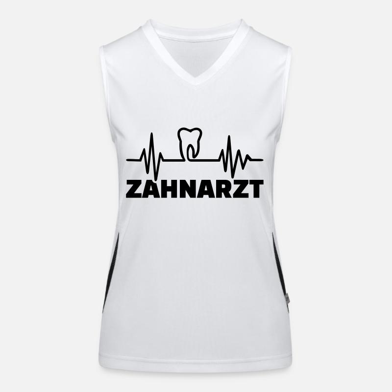 Zahnarzt Funktionelles Kontrast-Tank Top für Frauen