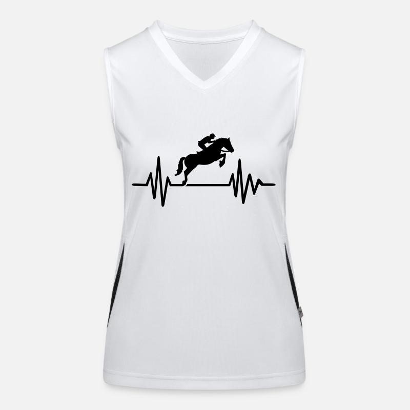 Jumping Débardeur respirant contrasté Femme