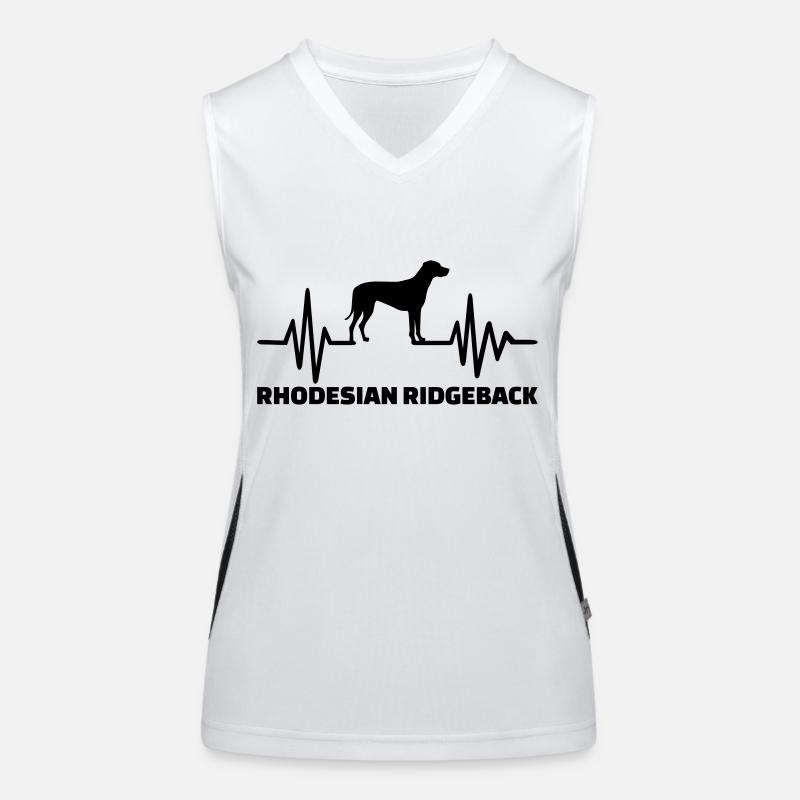 Rhodesian Ridgeback Funktionelles Kontrast-Tank Top für Frauen