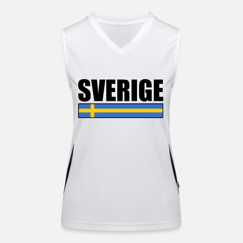 sverige Débardeur respirant contrasté Femme