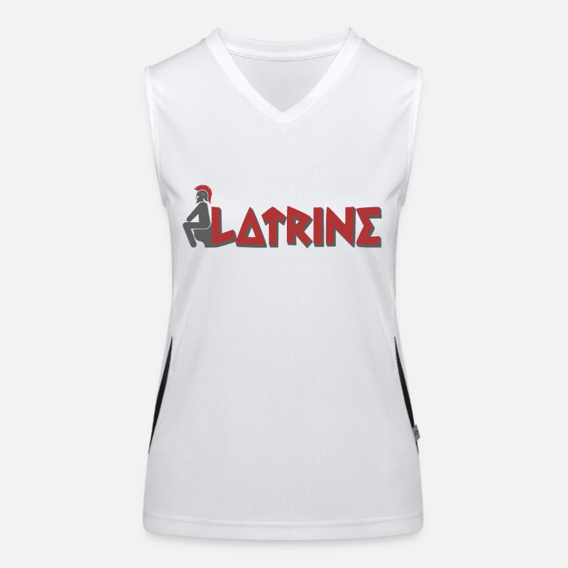 Latrine Funktionelles Kontrast-Tank Top für Frauen