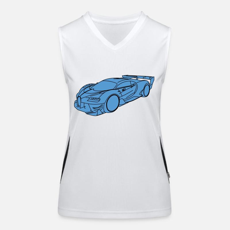Buga Sportwagen Funktionelles Kontrast-Tank Top für Frauen