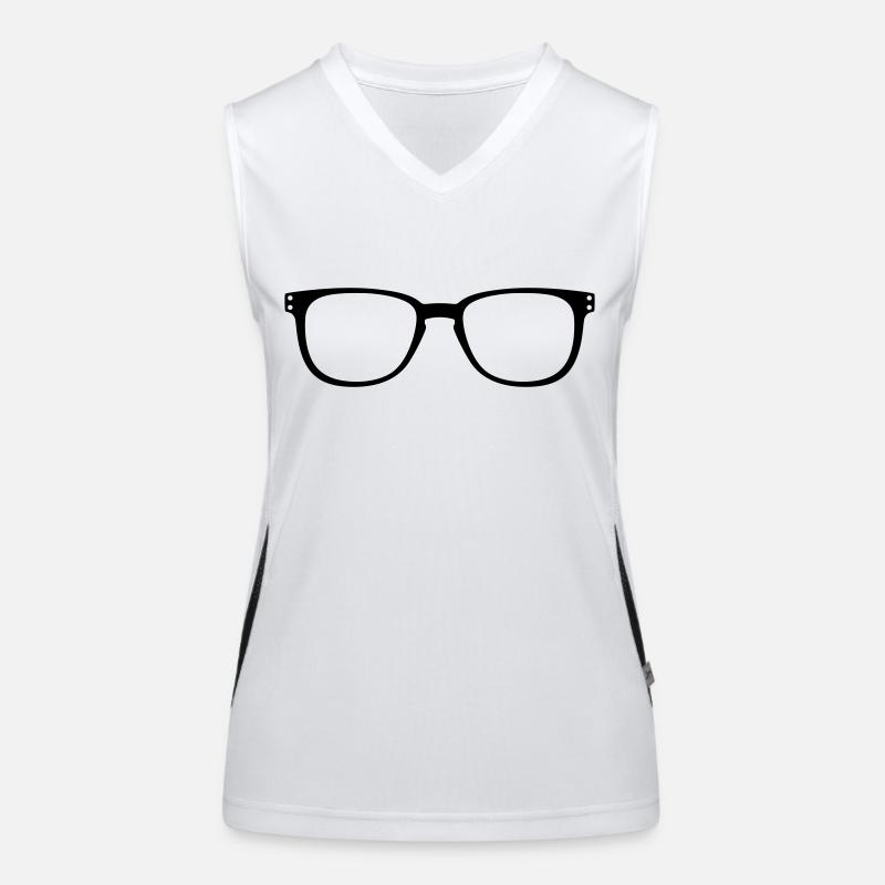 Brille Funktionelles Kontrast-Tank Top für Frauen