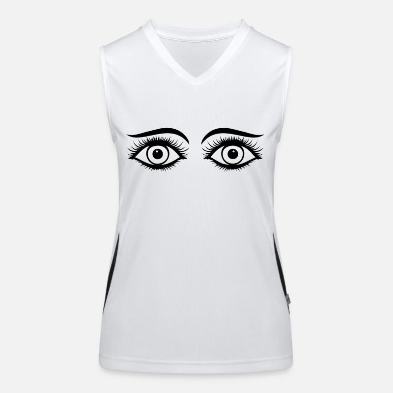 Ophtalmologiste Eye Eyes Débardeur respirant contrasté Femme