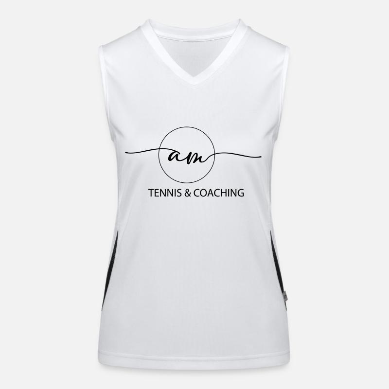 am logo Funktionelles Kontrast-Tank Top für Frauen