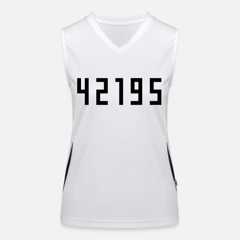 Marathon 42195 Meter Funktionelles Kontrast-Tank Top für Frauen