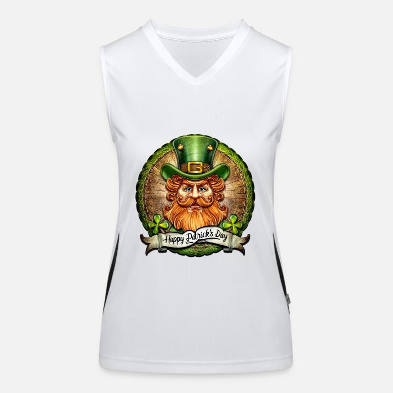 Joyeux Patricksday Débardeur respirant contrasté Femme