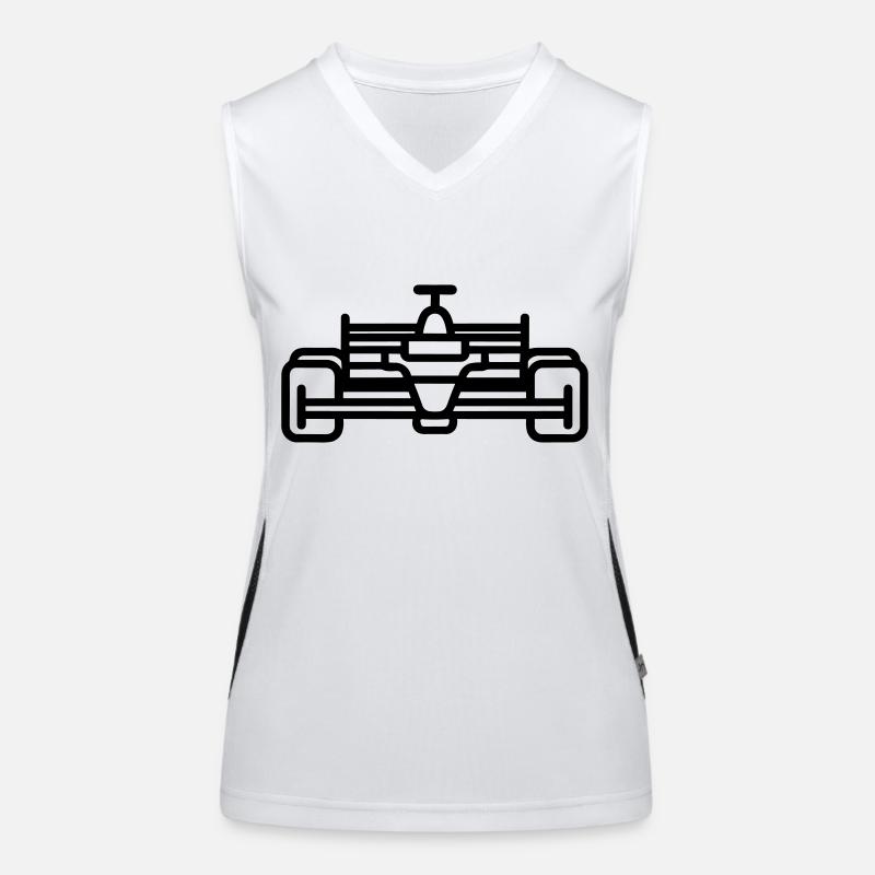 Race Car Women's Functional Contrast Tank Top