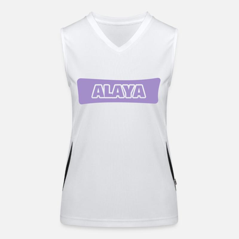 First name Alaya Women's Functional Contrast Tank Top