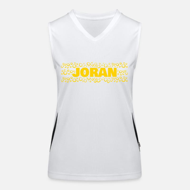 First name Joran Women's Functional Contrast Tank Top