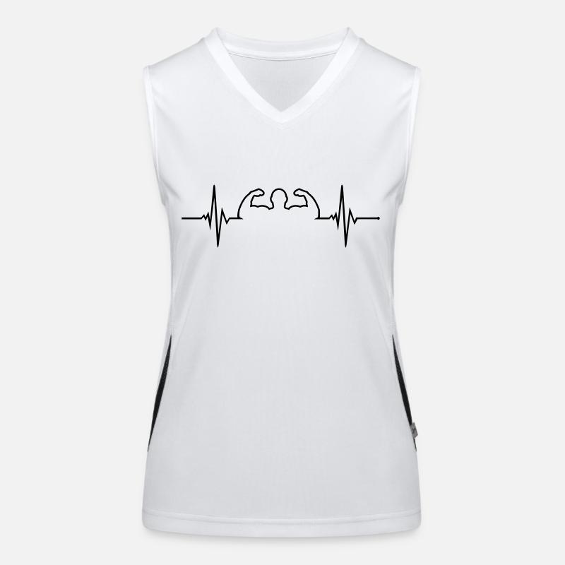 Pulse - Bodybuilder Débardeur respirant contrasté Femme