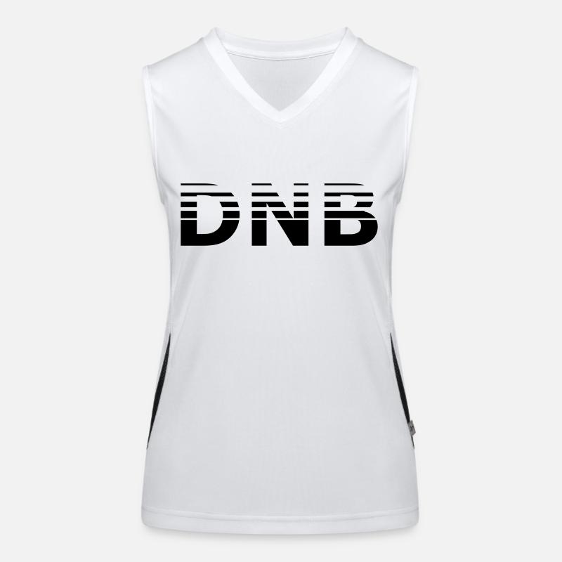DNB_Logo_Fade Funktionelles Kontrast-Tank Top für Frauen
