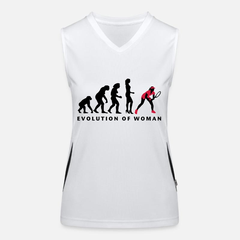 evolution_female_tennis_b_2c Funktionelles Kontrast-Tank Top für Frauen