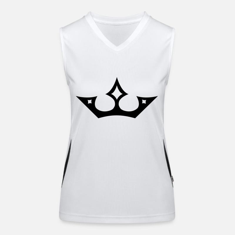 Crown de Funktionelles Kontrast-Tank Top für Frauen