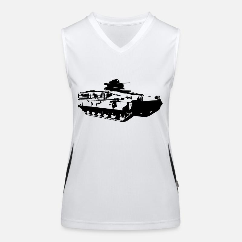 Schützenpanzer Marder Funktionelles Kontrast-Tank Top für Frauen