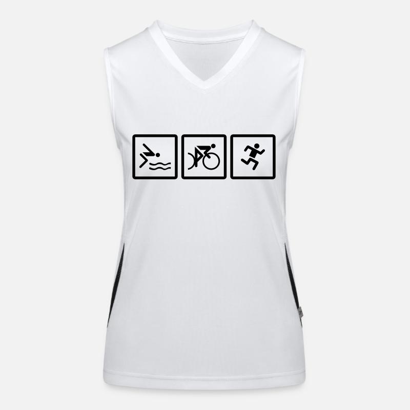 triathlon triatlon Débardeur respirant contrasté Femme