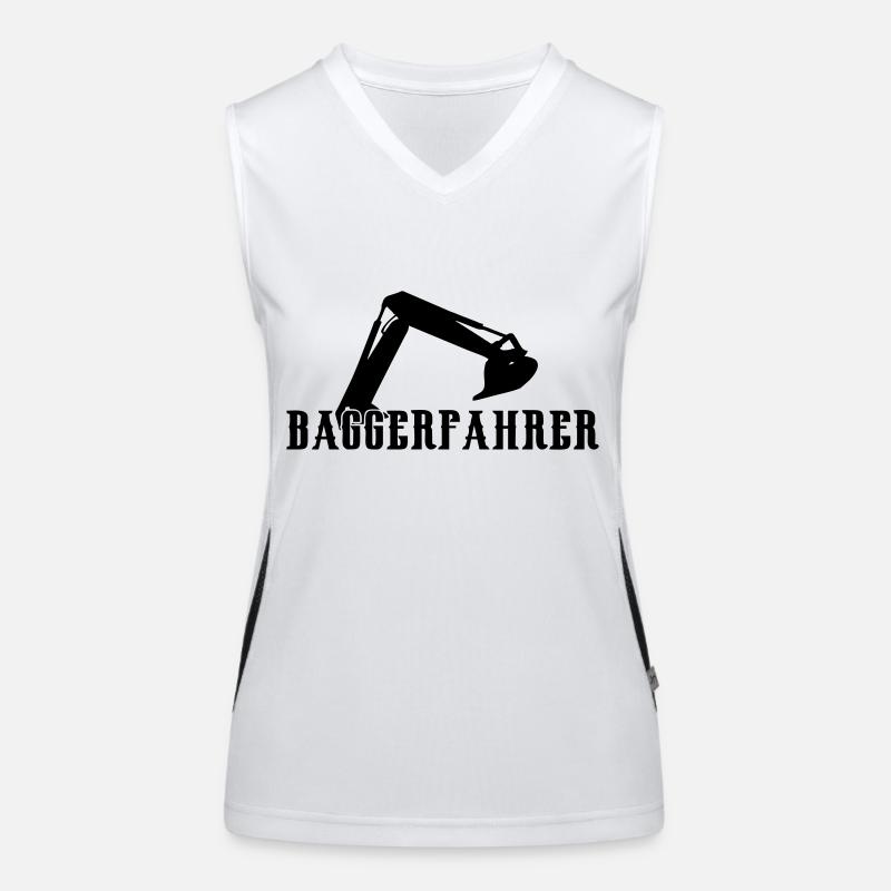 Bagger Funktionelles Kontrast-Tank Top für Frauen
