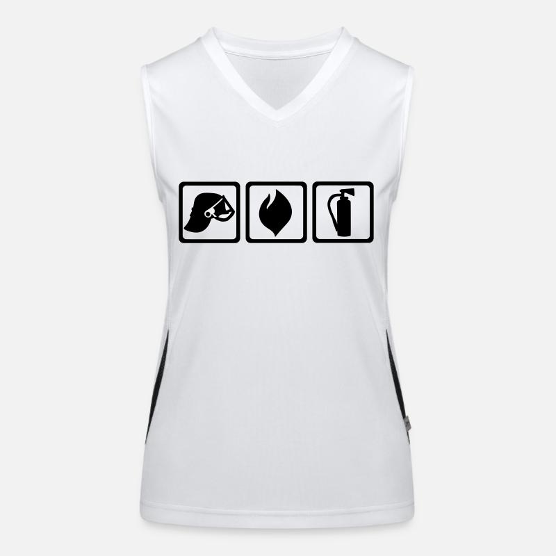 Firefighter Women's Functional Contrast Tank Top