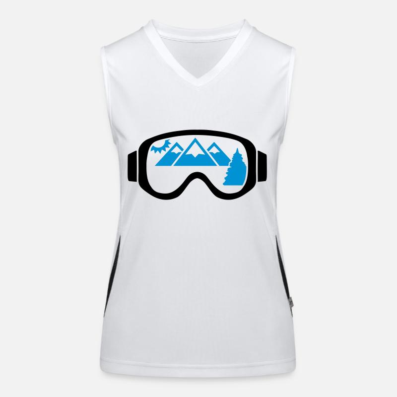 Ski goggles Women's Functional Contrast Tank Top