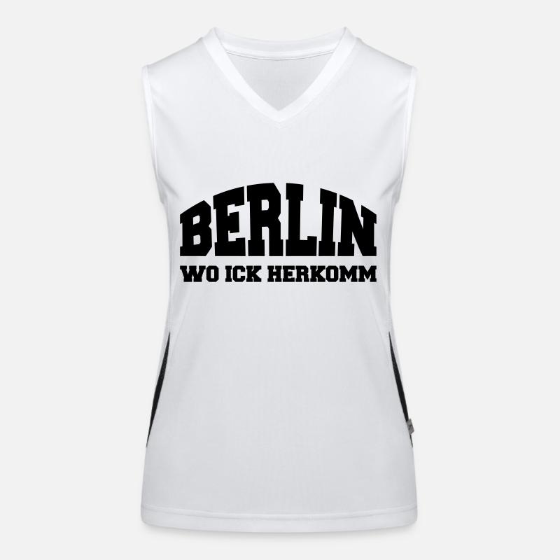 berlin Funktionelles Kontrast-Tank Top für Frauen