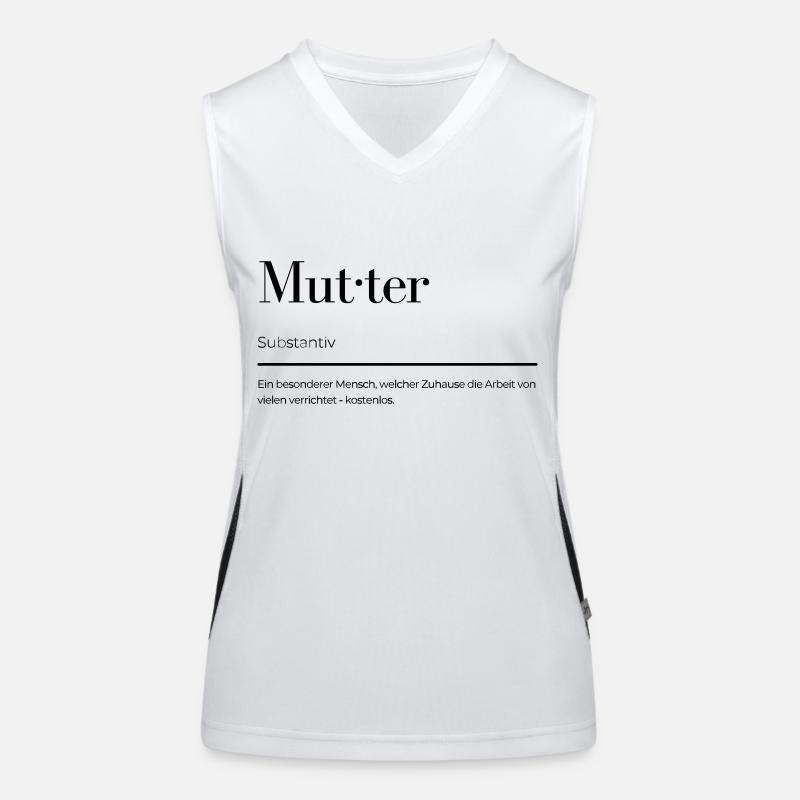 Mutter Funktionelles Kontrast-Tank Top für Frauen