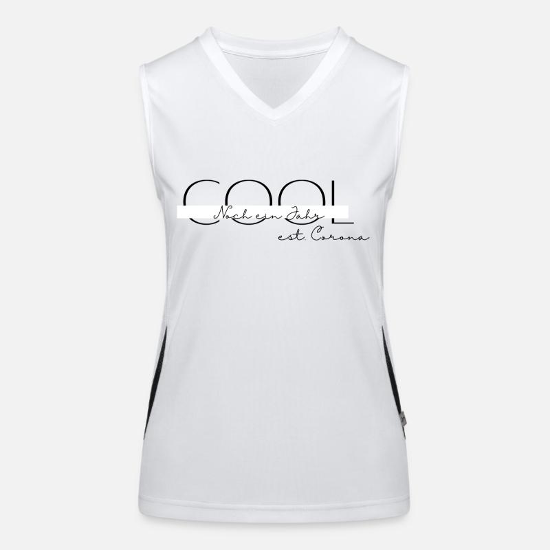 Cool, noch ein Jahr seit Corona Funktionelles Kontrast-Tank Top für Frauen