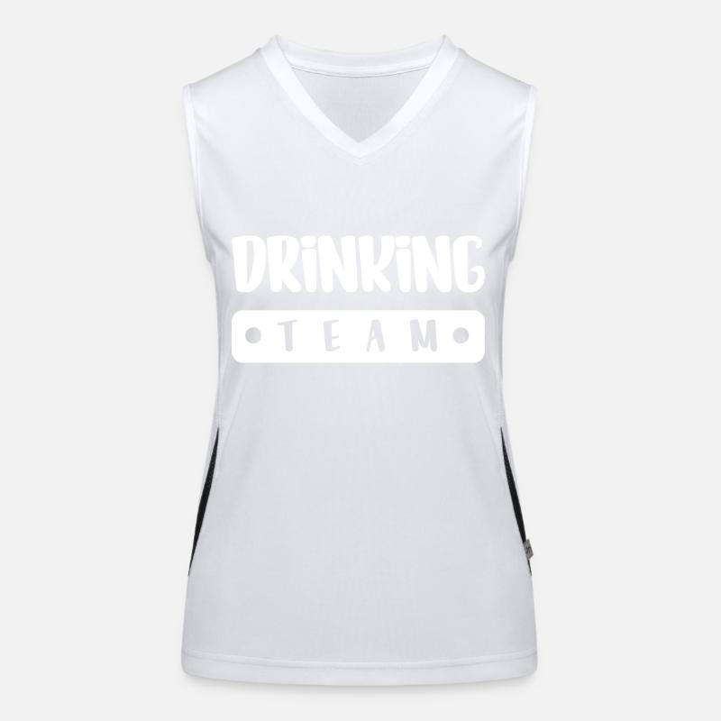 Drinking Team Women's Functional Contrast Tank Top