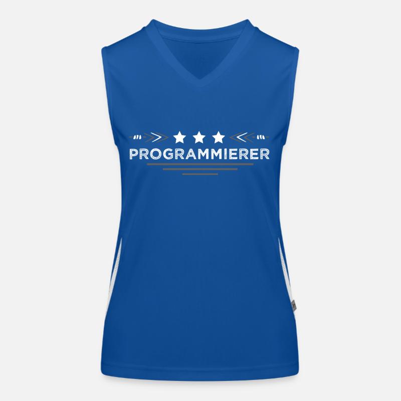 Programmierer Beruf Funktionelles Kontrast-Tank Top für Frauen