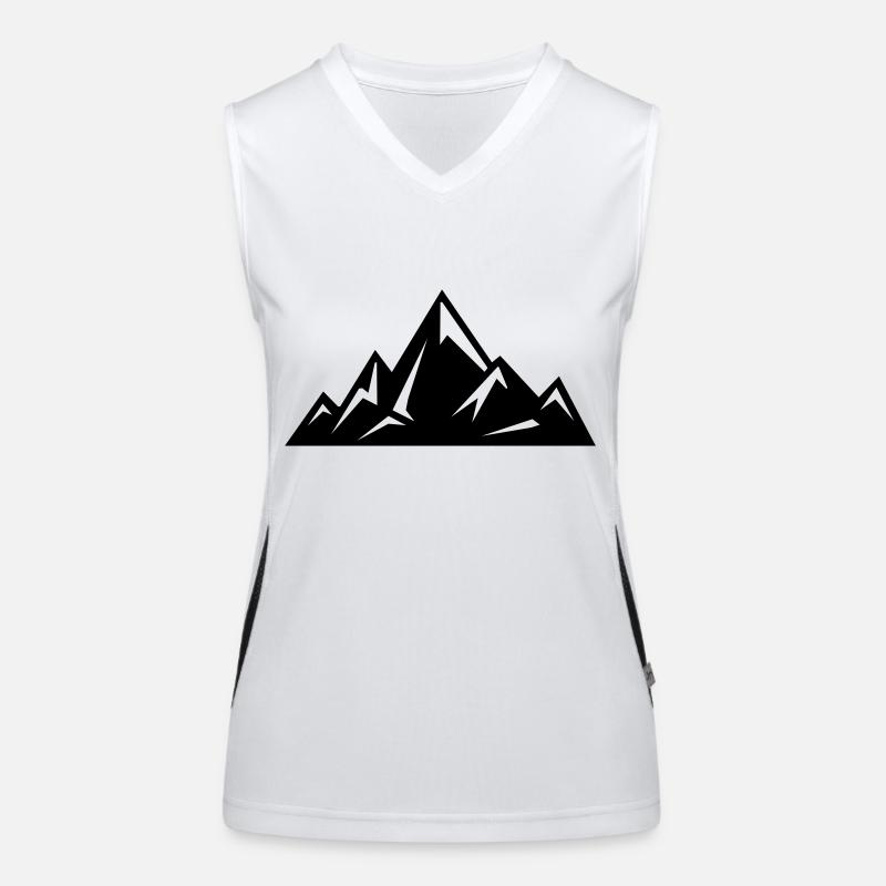 mountains Women's Functional Contrast Tank Top