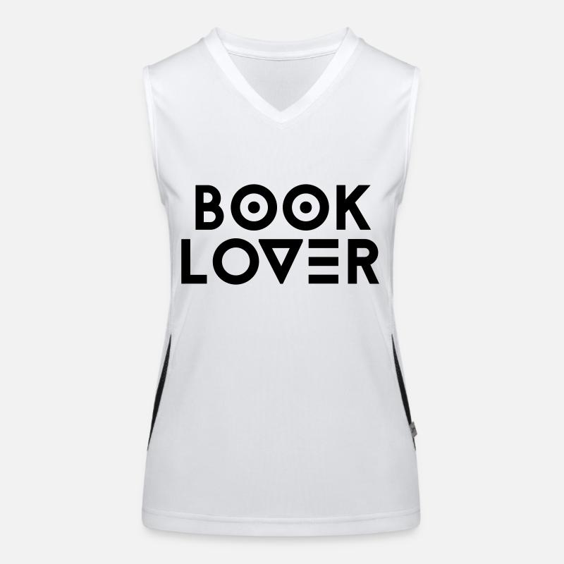 booklover Funktionelles Kontrast-Tank Top für Frauen