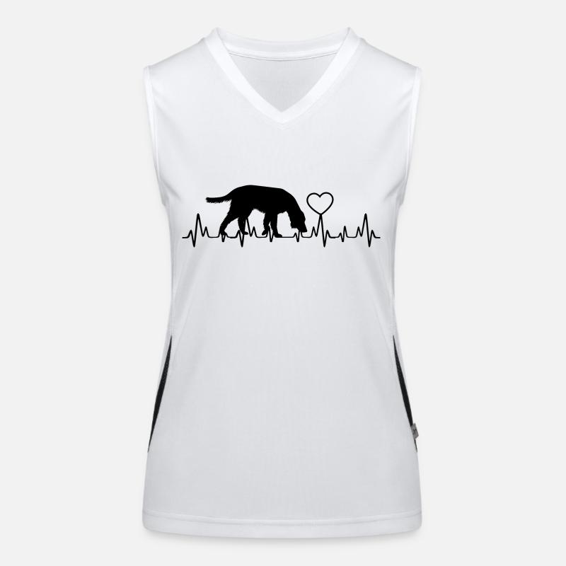 Hund Dog Funktionelles Kontrast-Tank Top für Frauen