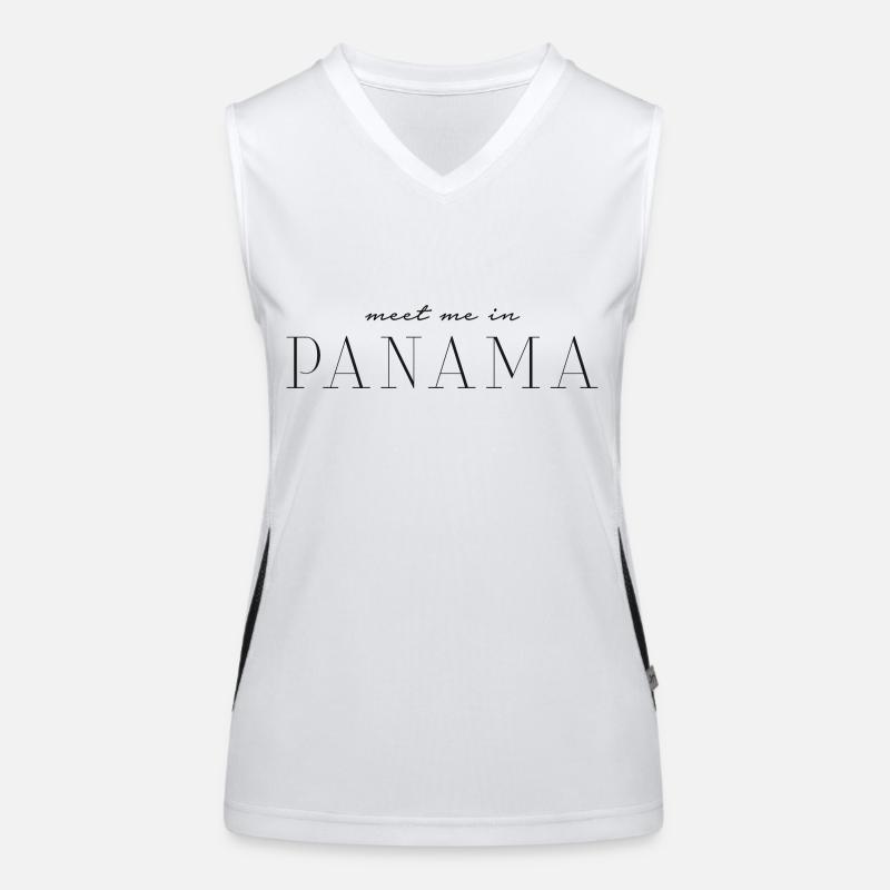 Ich liebe Panama Funktionelles Kontrast-Tank Top für Frauen