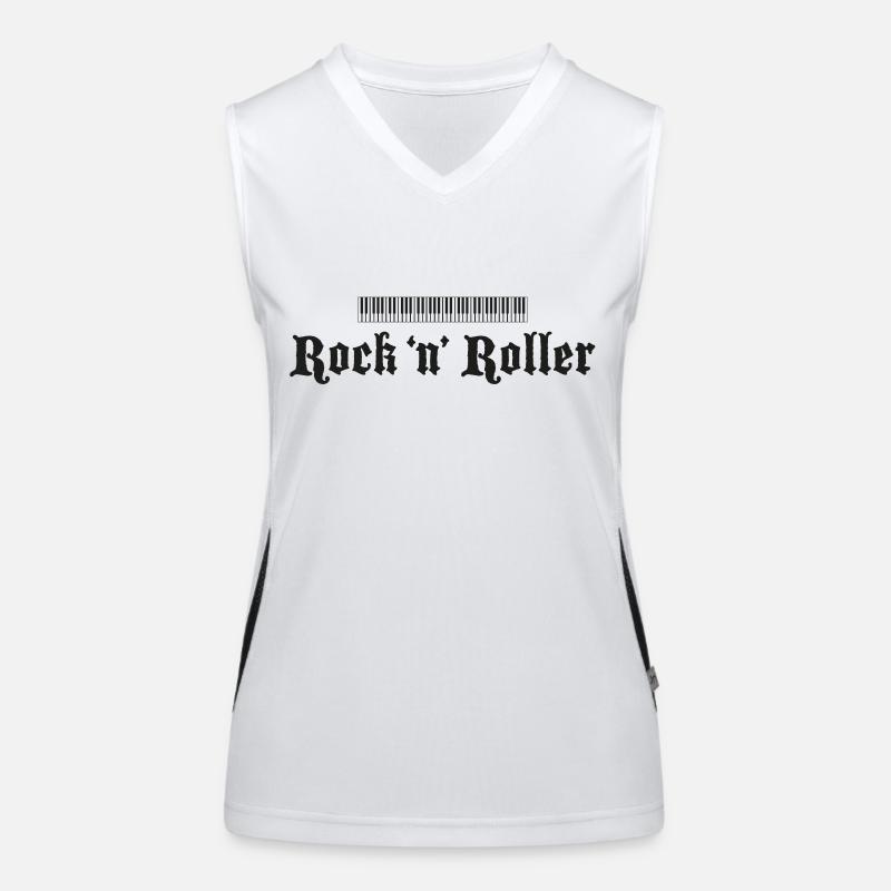 Clavier Noir Petit Débardeur respirant contrasté Femme