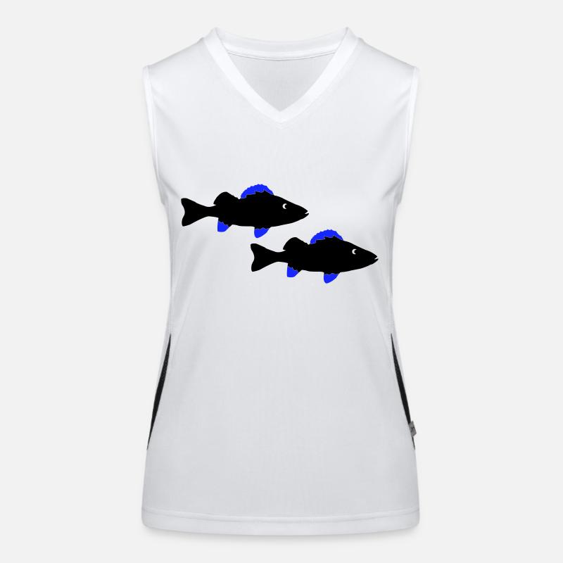 Perch Fish Women's Functional Contrast Tank Top