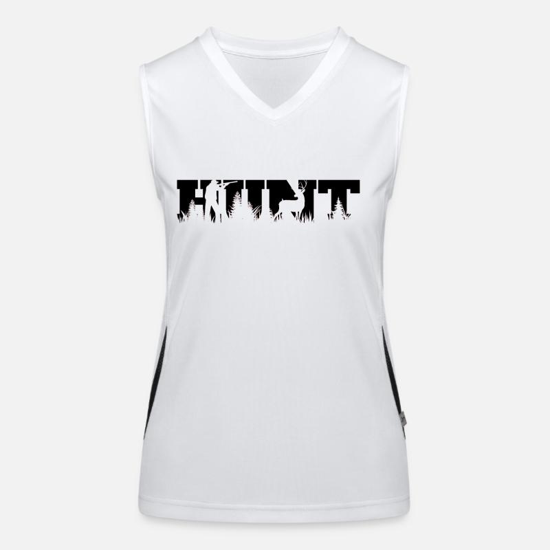 Jäger - Natur-Geschenkidee Funktionelles Kontrast-Tank Top für Frauen
