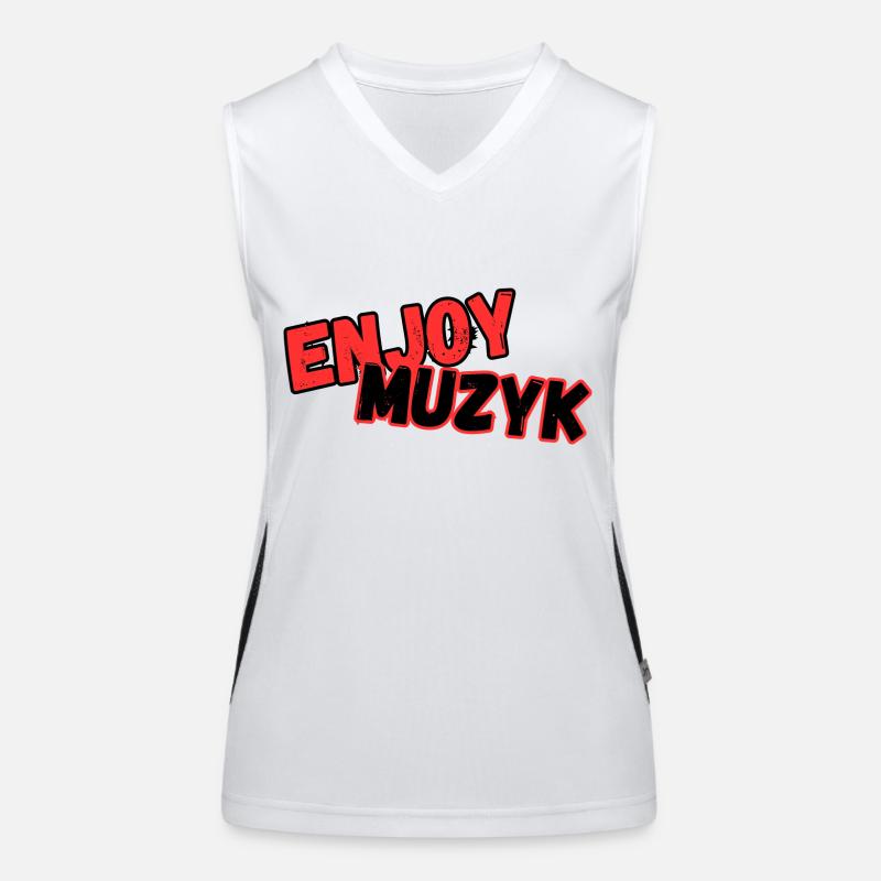 enjoy muzyk Débardeur respirant contrasté Femme