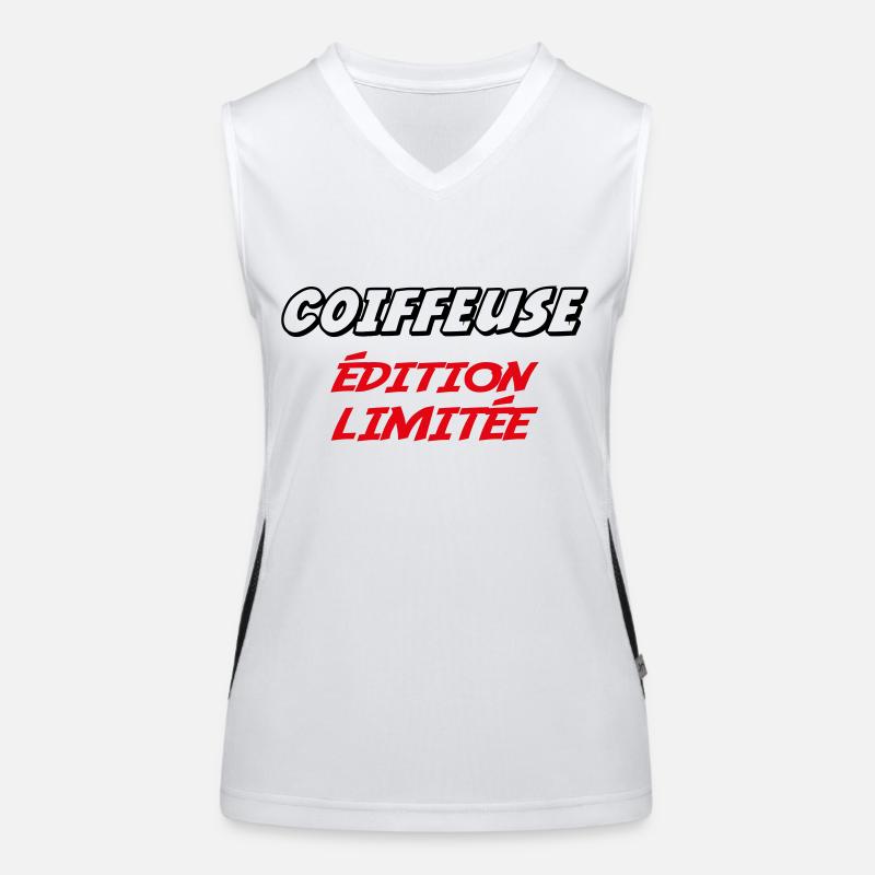 COIFFEUSE édition limitée Débardeur respirant contrasté Femme