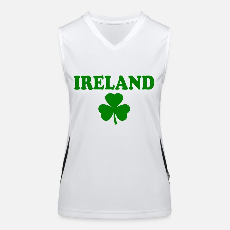 Trèfle d’Irlande Trèfles Débardeur respirant contrasté Femme