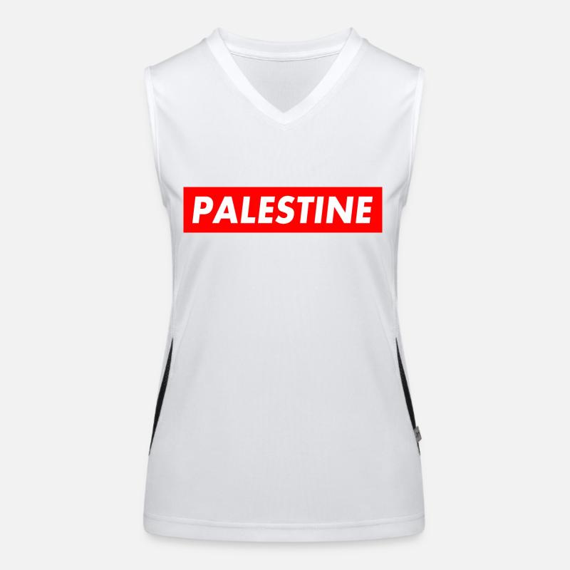 Palestine Débardeur respirant contrasté Femme